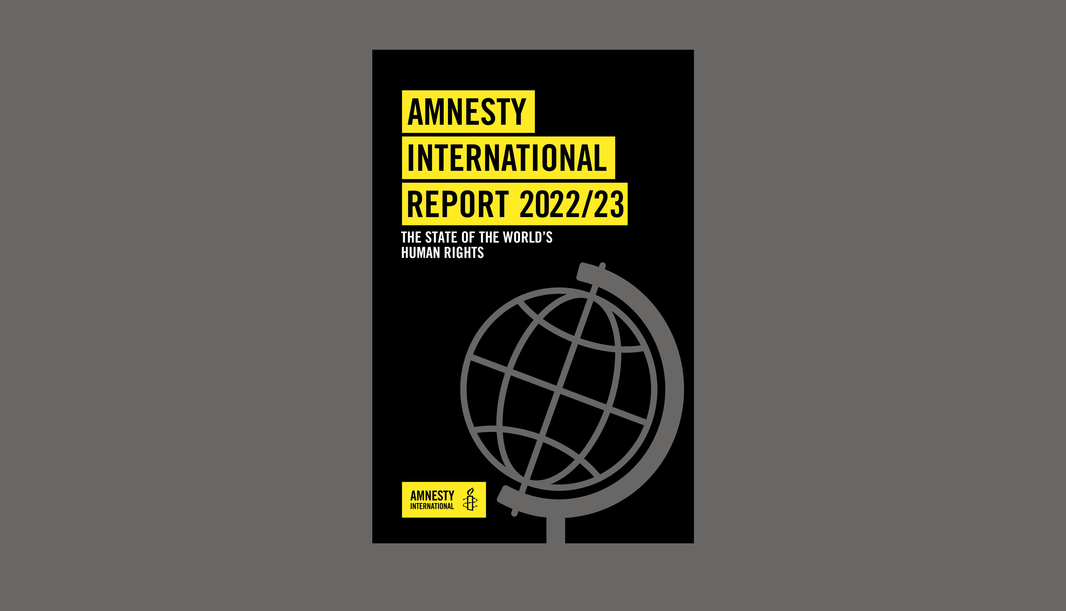 Amnesty Jahresbericht 2022 23 Cover
