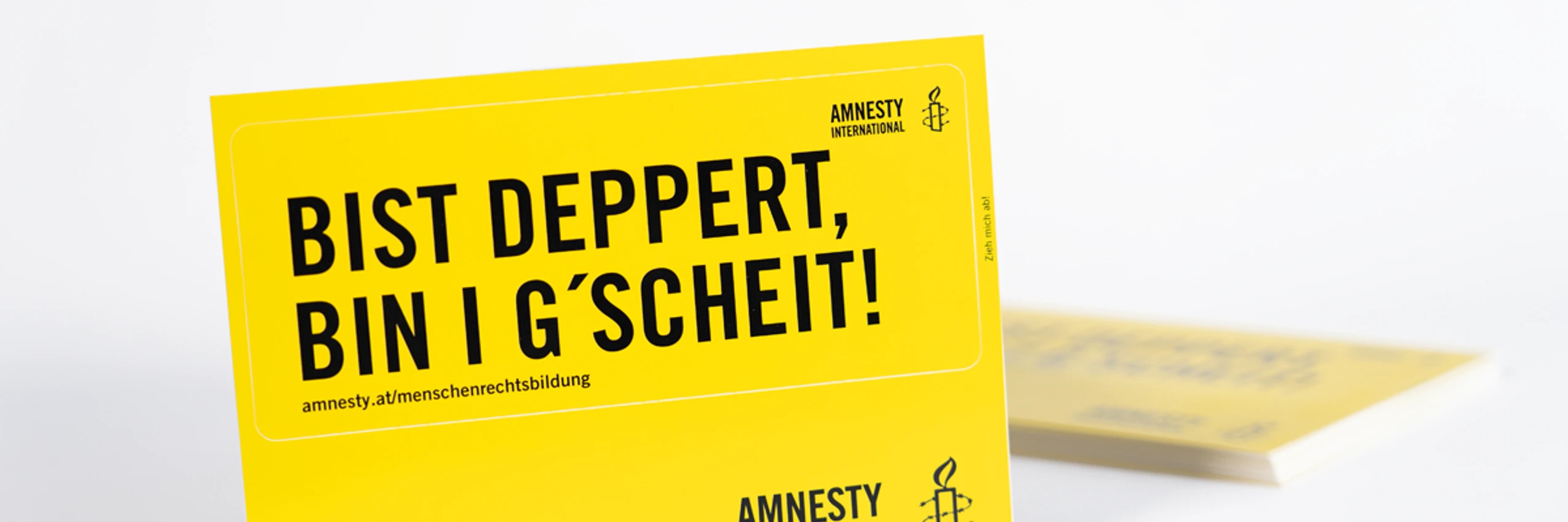 Bist Du Deppert Aufkleber 1200 800