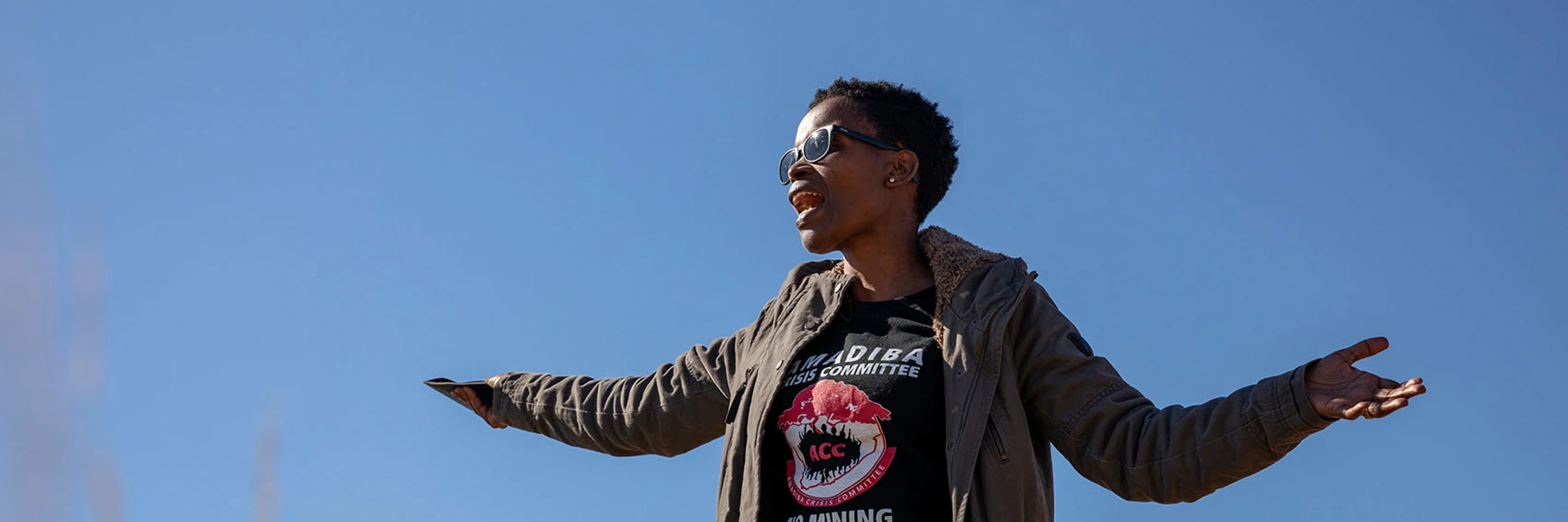 © Die Menschenrechtsverteidigerin und Umweltschützerin Nonhle Mbuthuma / Amnesty International