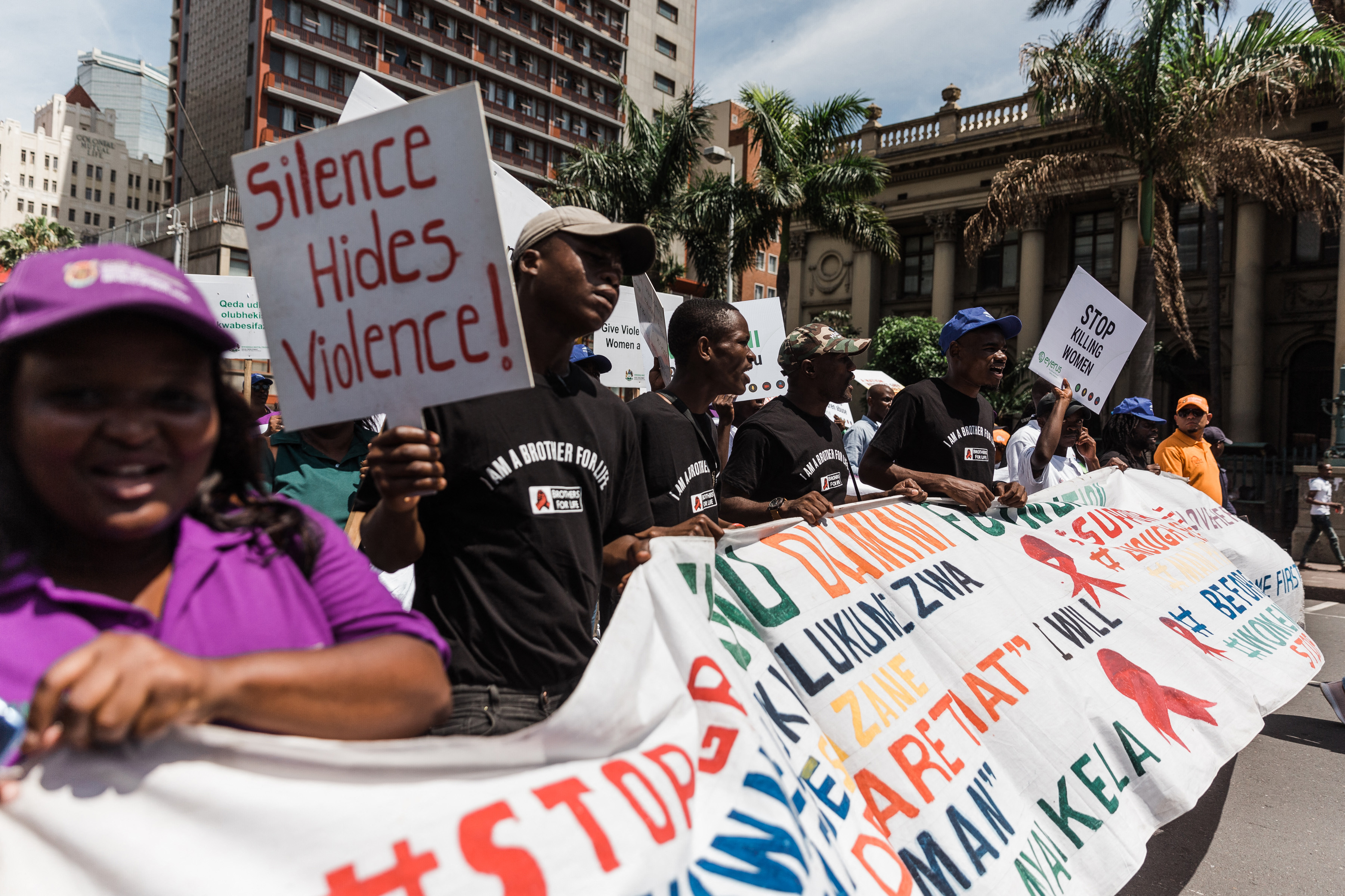 Marsch Gegen Gewalt An Frauen Durban Südafrika ADAM 290868 C AFP Via Getty Images 23 03 2024