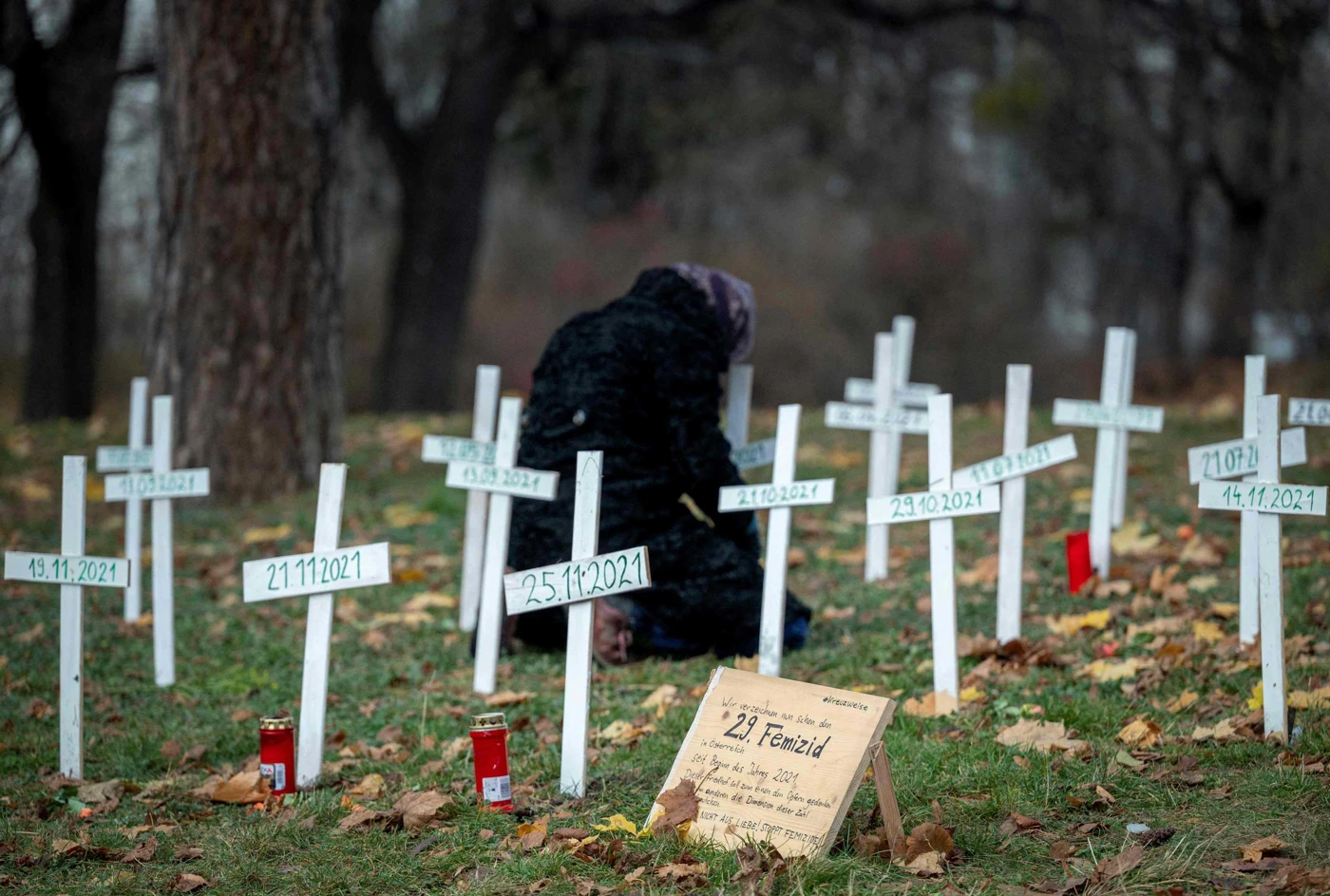 Gedenkaktion Femizide Oesterreich Wien 20211130 PD17001 C ANDREA KLAMAR HUTKOVA AFP Picturedesk.Com 23 11 2024