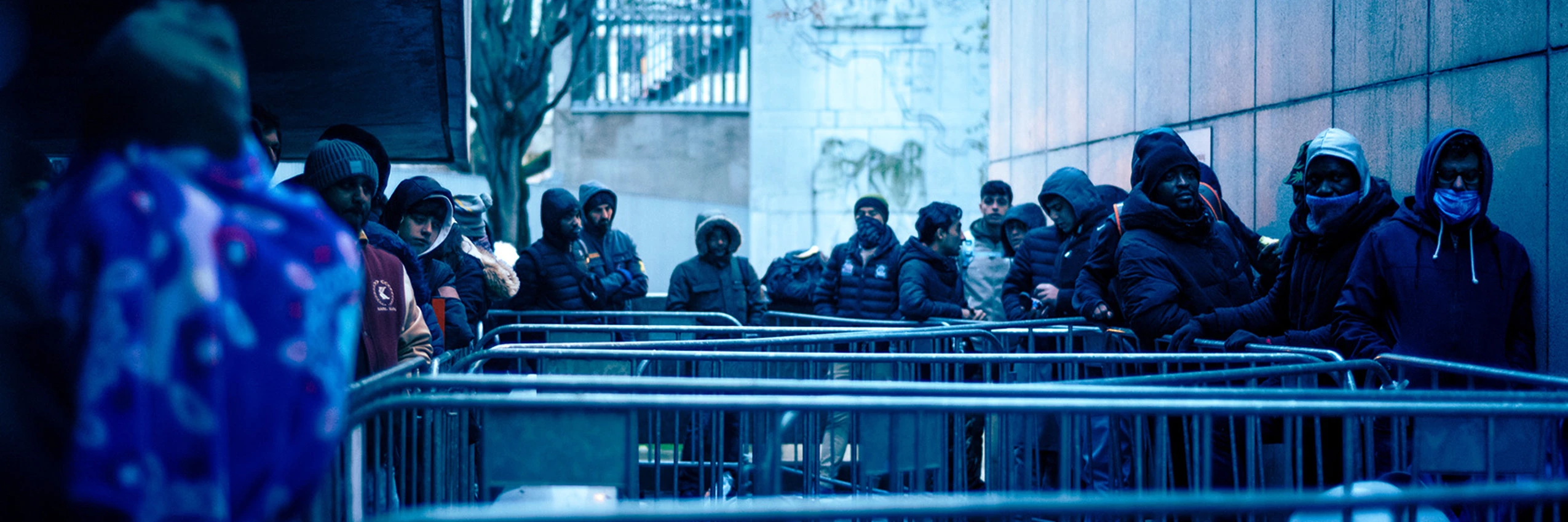 © Asylsuchende in der belgischen Hauptstadt Brüssel im Dezember 2023 / Bert Blondeel for Vluchtelingenwerk Vlaanderen