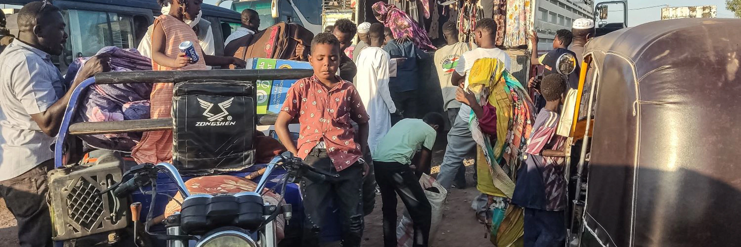 © Durch den Konflikt Vertriebene, Dez. 2023 / AFP via Getty Images