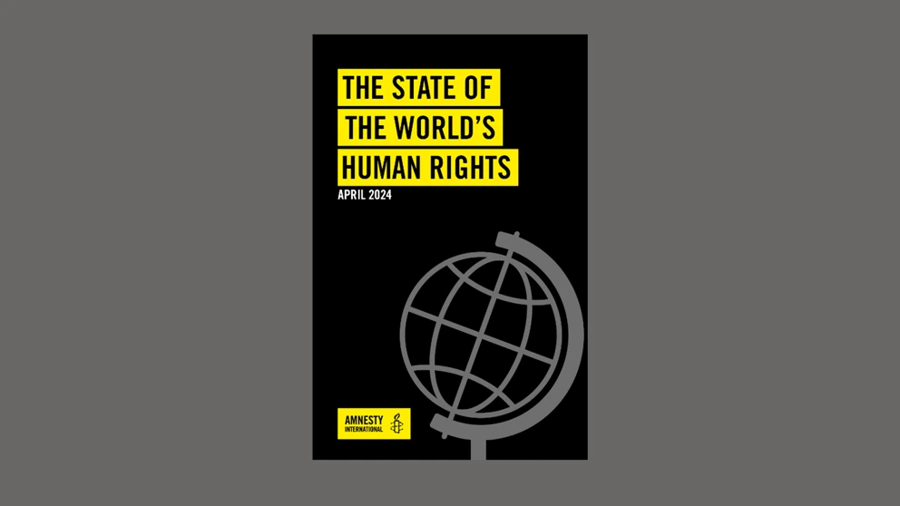 Amnesty International Jahresbericht 2023 24 Cover C Amnesty International