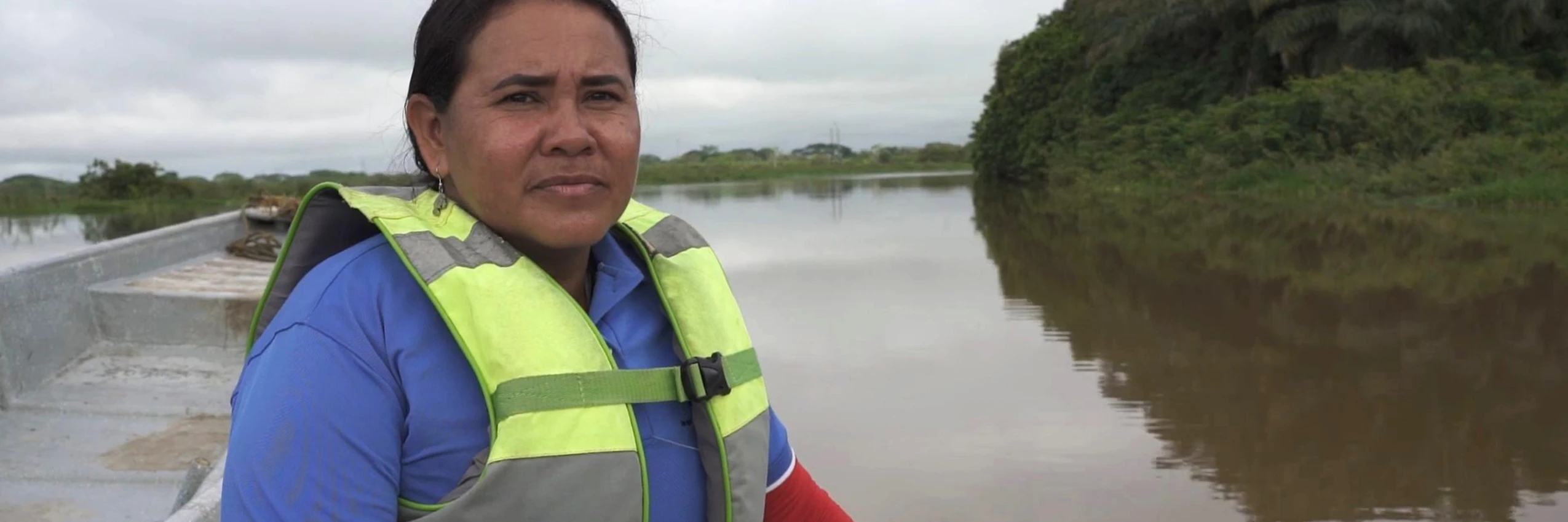 © Yuly Velásquez ist Fischerin und Präsidentin des kolumbianischen Fischereiverbandes FEDEPESAN / Óscar Castaño/Amnesty International