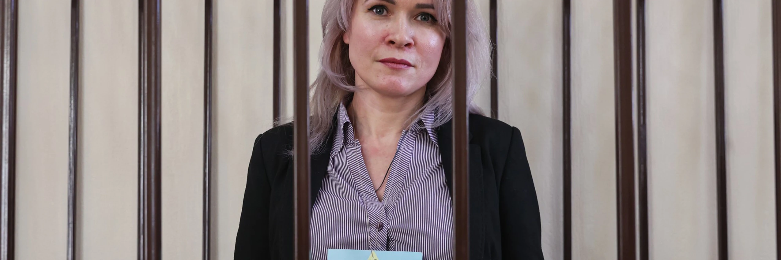 © Die russische Journalistin und Aktivistin Maria Ponomarenko vor Gericht / YULIA MOROZOVA