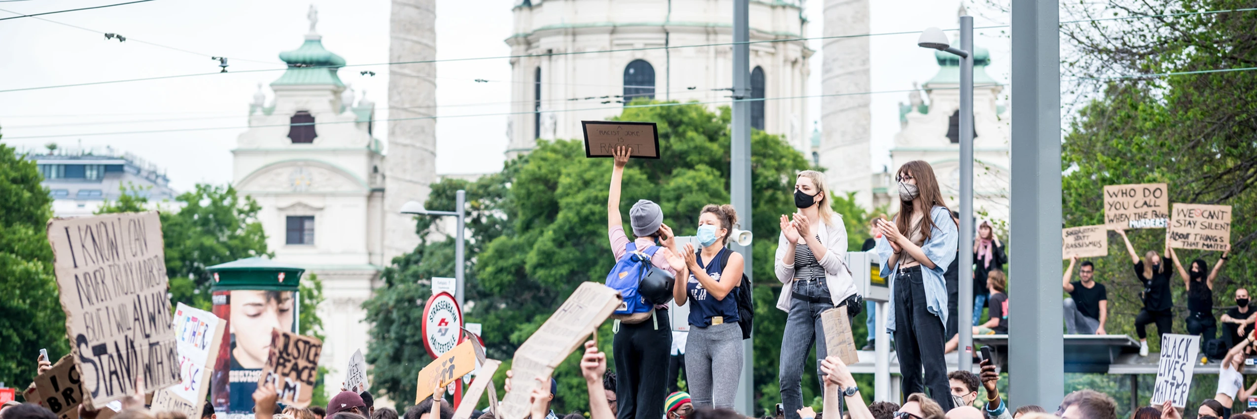 Black Lives Matter Proteste in Wien, Juni 2020 © Christopher Glanzl / Amnesty International Austria