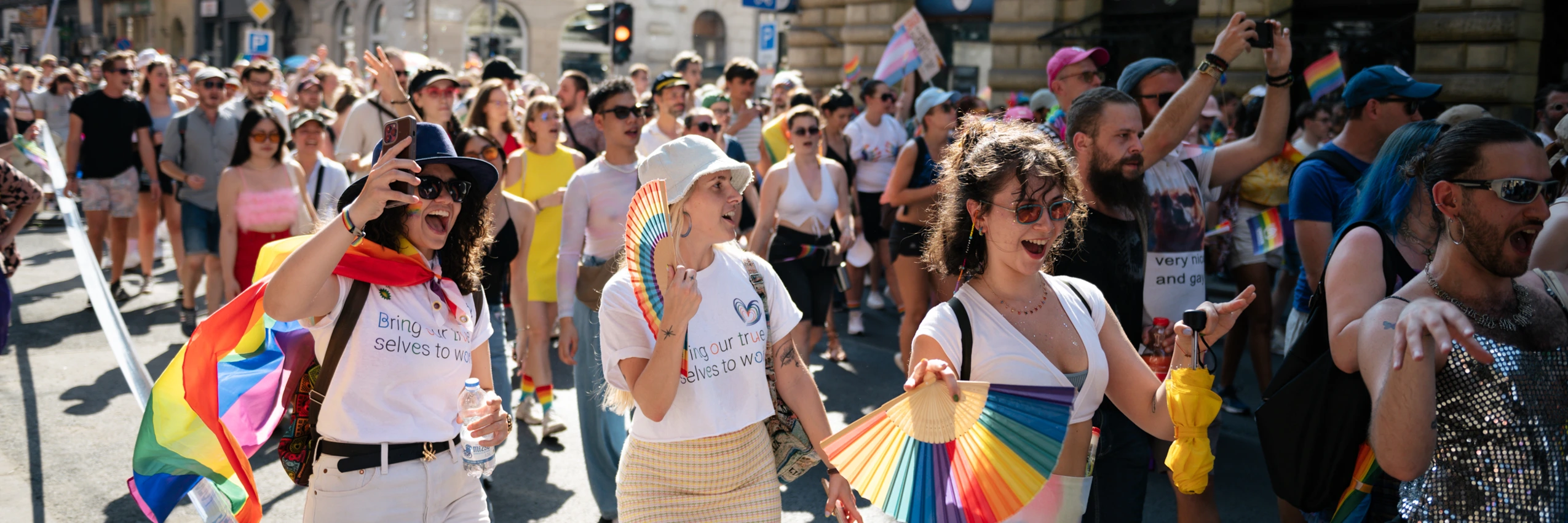 Teilnehmende der Pride in Budapest © Amnesty International Ungarn