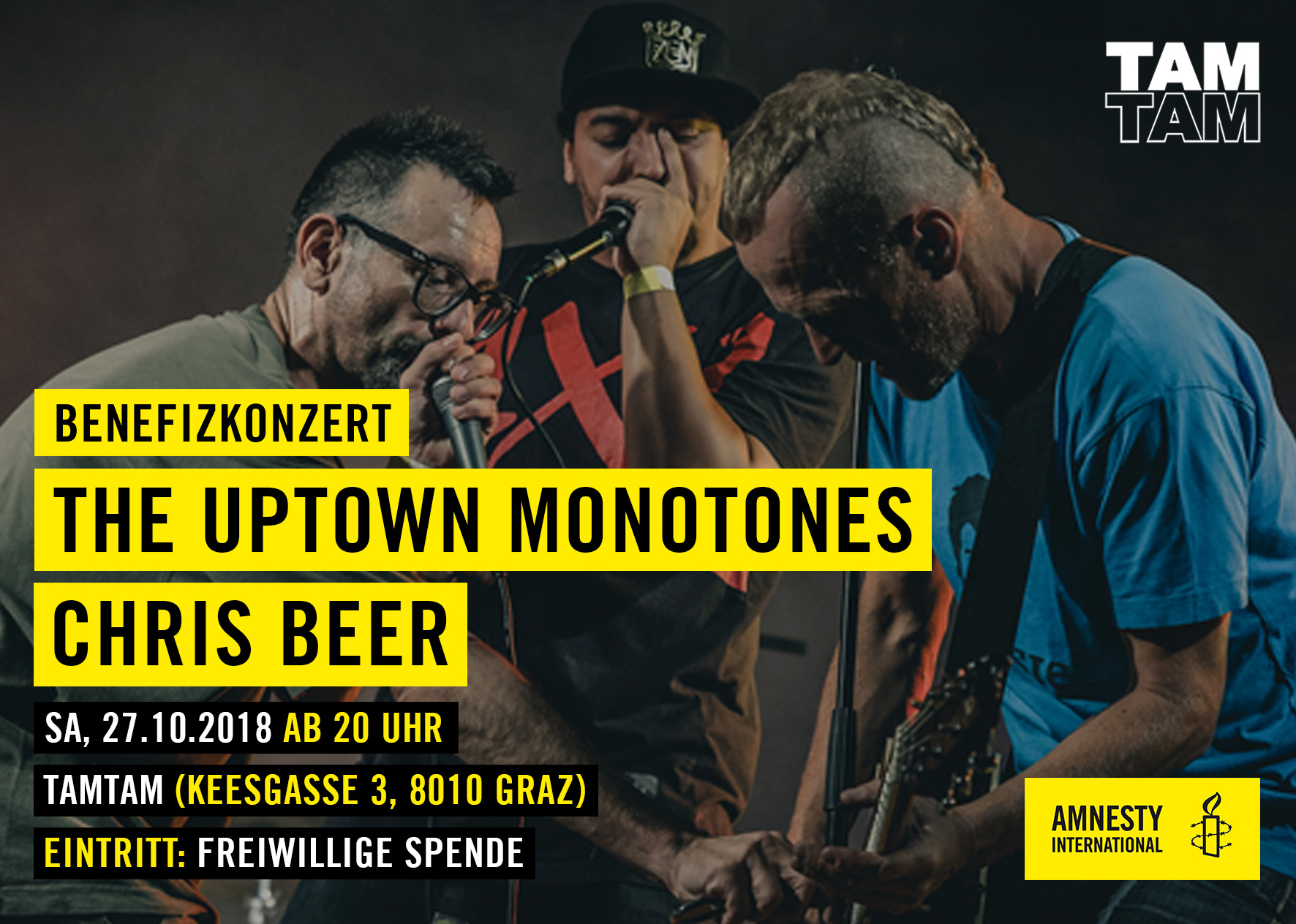 AI-TUM-Flyer-The-Uptown-Monotones | © Amnesty Gruppe Graz AI-TUM-Flyer-The-Uptown-Monotones | © Amnesty Gruppe Graz