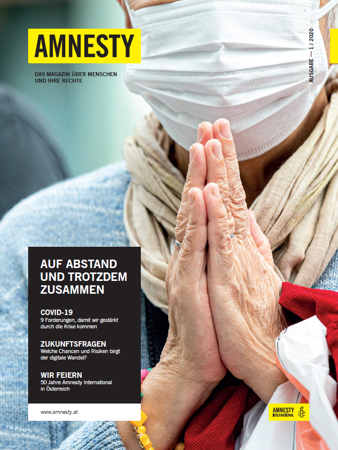 Amnesty-Magazin-01-2020 Cover Amnesty-Magazin-01-2020 Cover