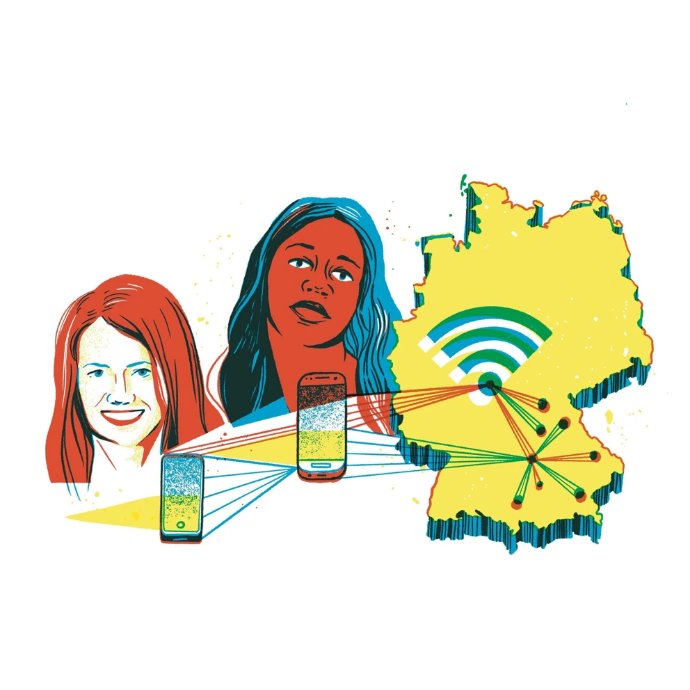 Amnesty Magazin.Nachbarschaftshilfe Corona Covid Anna Gusella