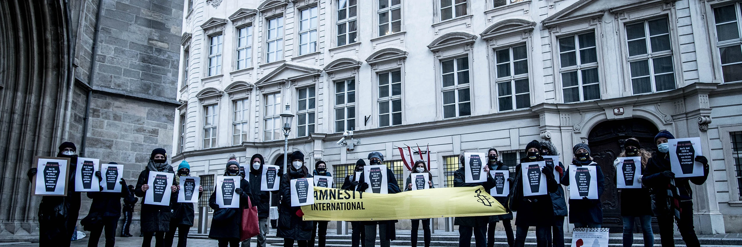 © Gedenkaktion für die 2020 in Österreich ermordeten Frauen / christopherglanzl.com