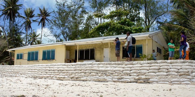 © Kiribat droht wegen des Klimawandels zu versinken, der Meerespegel steigt bereits und bedroht die Lebensgrundlagen der Bevölkerung. © 350.org