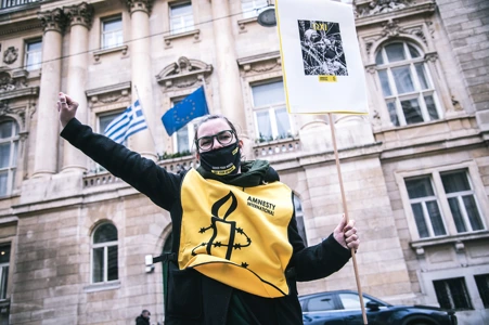 Mahnwache Griechische Botschaft 4 1