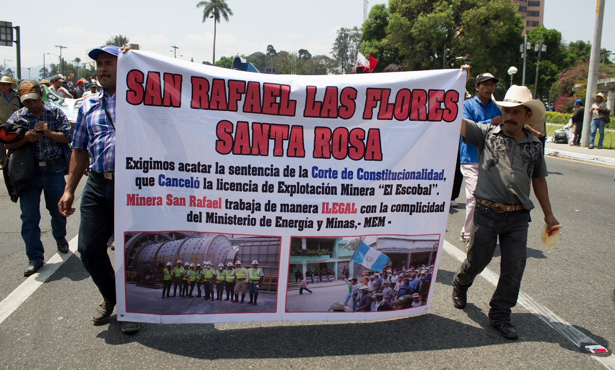 Guatemala 231703 Protest Gegen Escobal Mine C Amnesty International