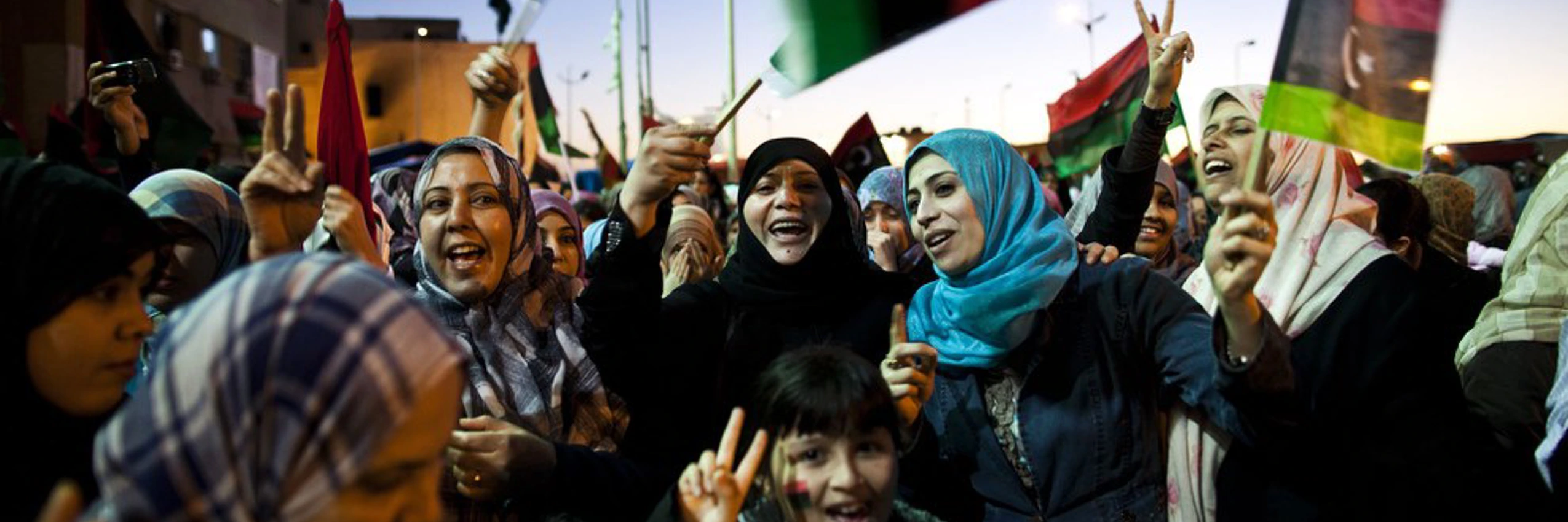 © Vor zehn Jahren hoffte die libysche Bevölkerung noch auf Demokratie und mehr Rechte. Benghazi, 18. März 2011 Getty Images