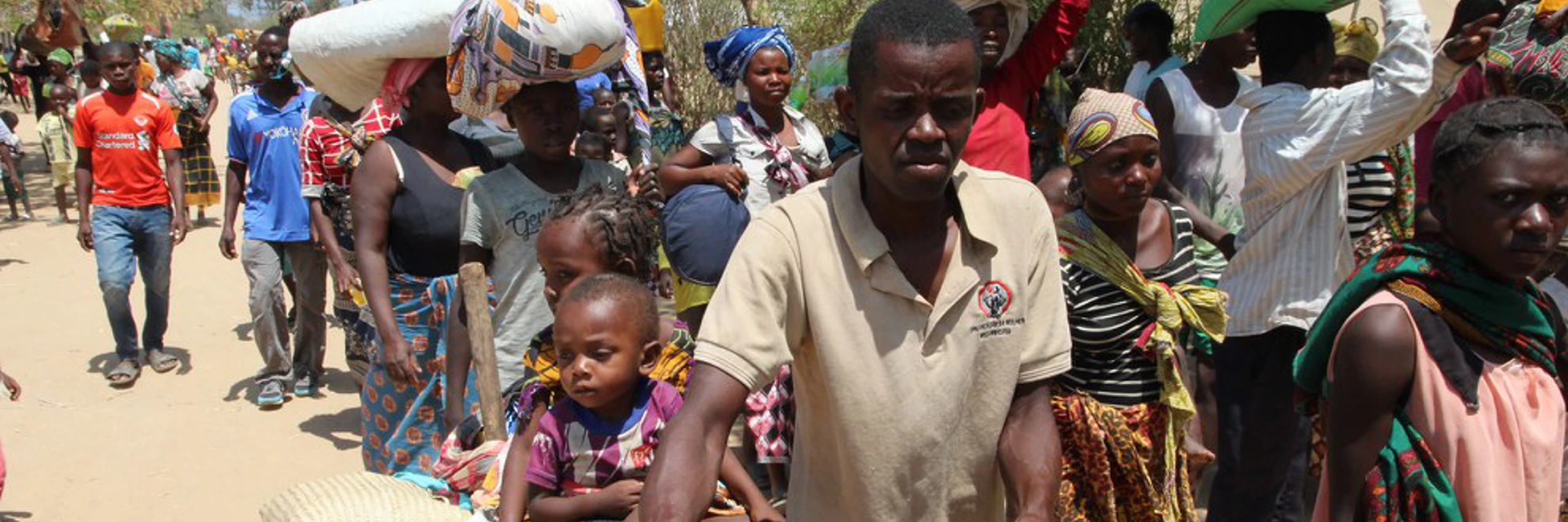 © Ankunft von Vertriebenen im Bezirk Metuge, Provinz Cabo Delgado, 29. Dezember 2020 / Estacio Valoi
