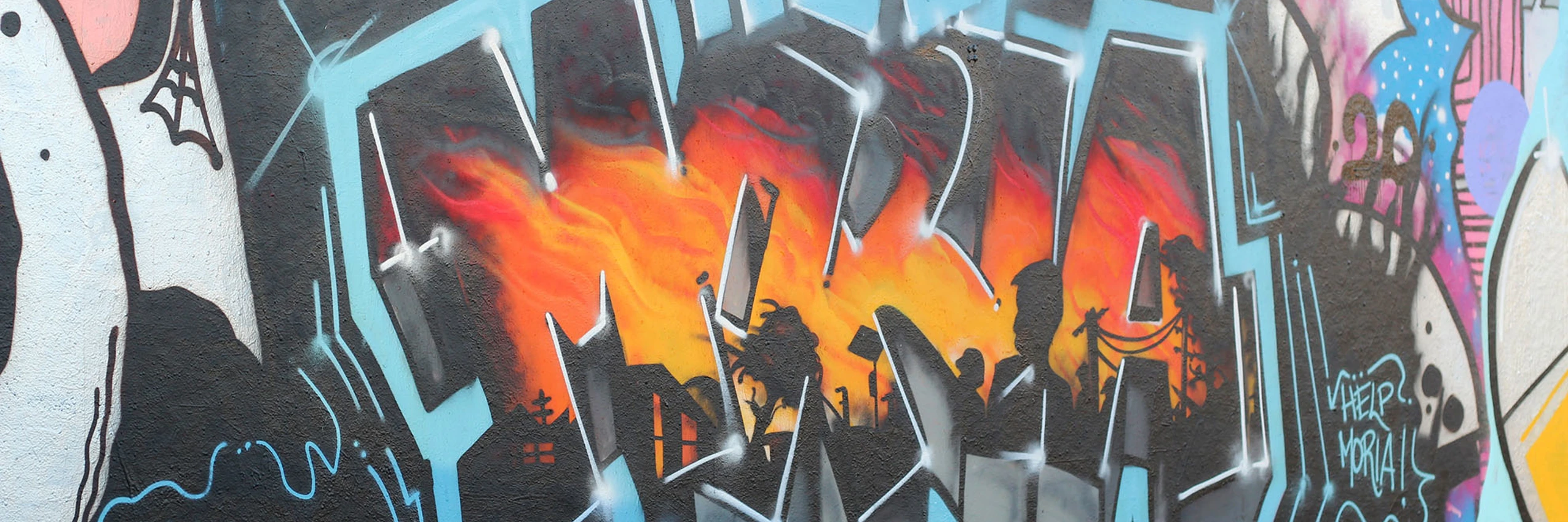 © Solidarität mit den Geflüchteten in Moria / Grafitto: Amnesty Finnland