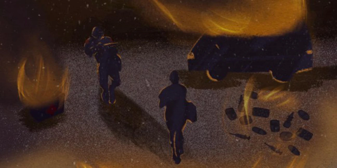 © Sicherheitskräfte verbrennen Lebensmittel für Vertriebene / Amnesty International