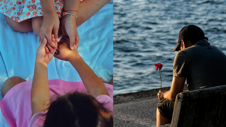 Familie / Trennung @ Links: Dilara Doğar via Pexels / Rechts: tomris via Pexels