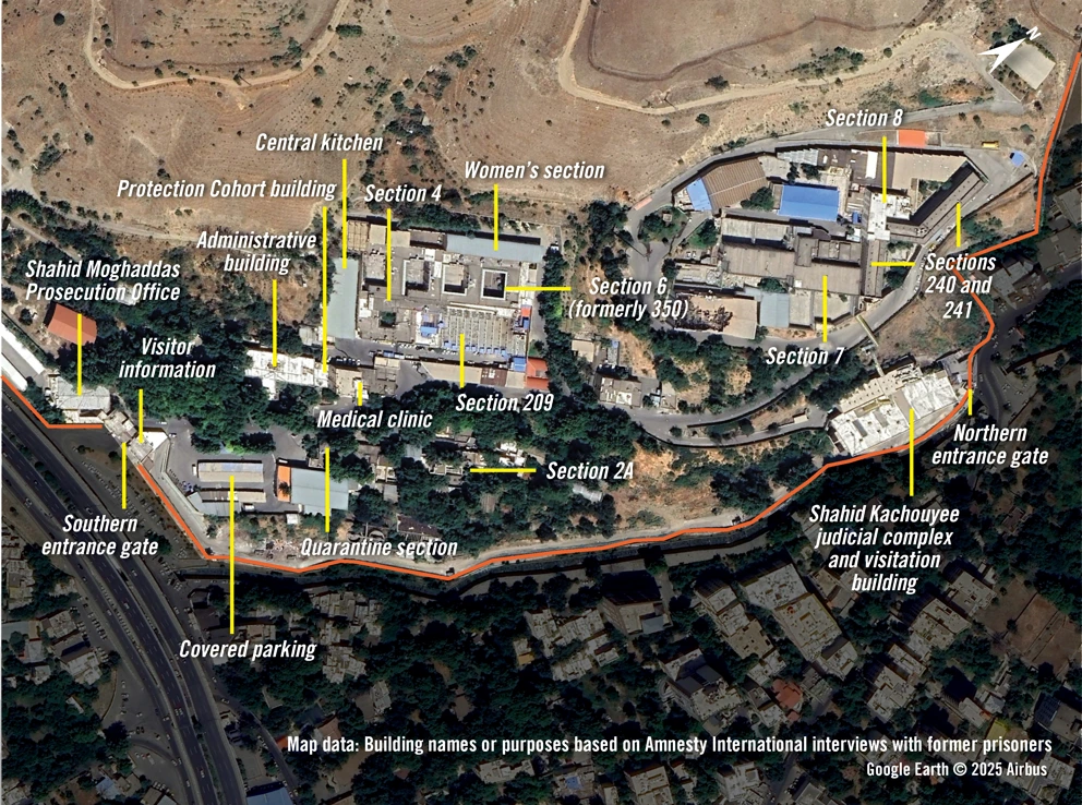 Iran Evinprison Overview Detaillabels