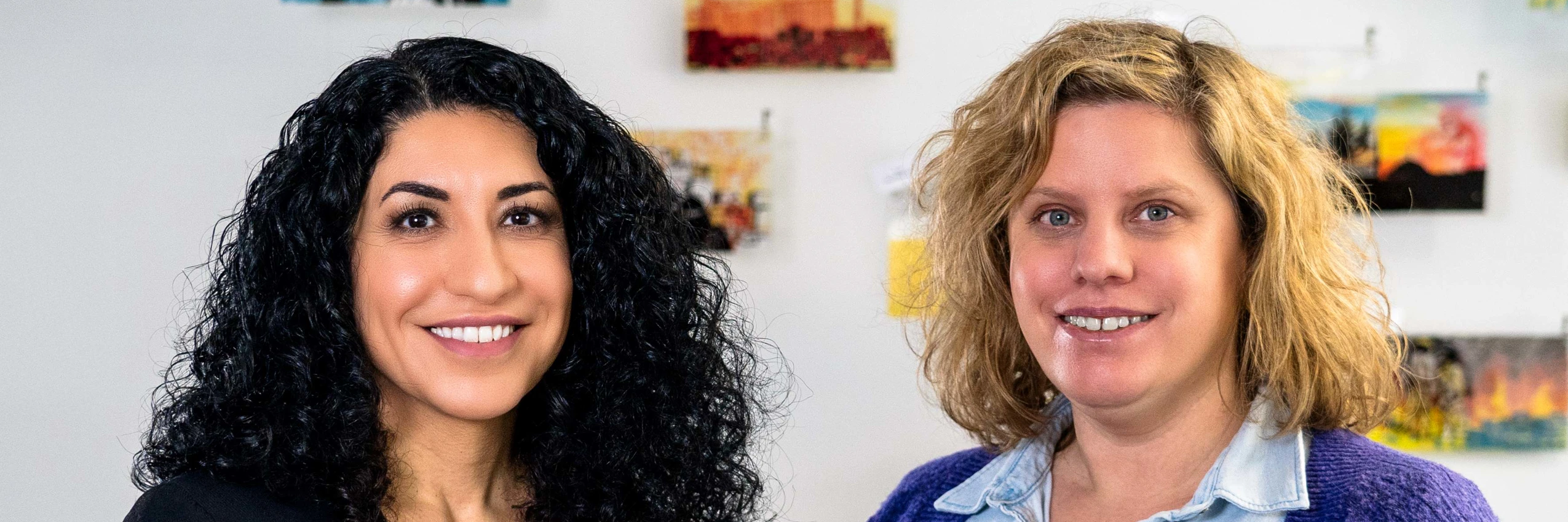 Die Amnesty International Österreich Geschäftsführung, v.l.n.r.: Shoura Zehetner-Hashemi und Stephanie Geier © Harald Wandl / Amnesty International