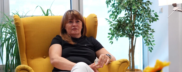 Justyna Wydrzyńska im Interview @ Amnesty International Österreich