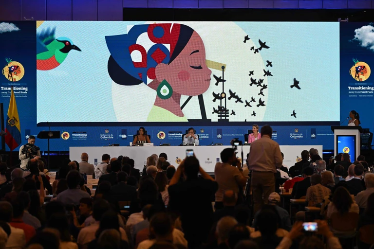 In Santa Marta fand die „Transitioning Away from Fossil Fuels”-Konferenz erstmals statt @ APA-Images / AFP / RAUL ARBOLEDA