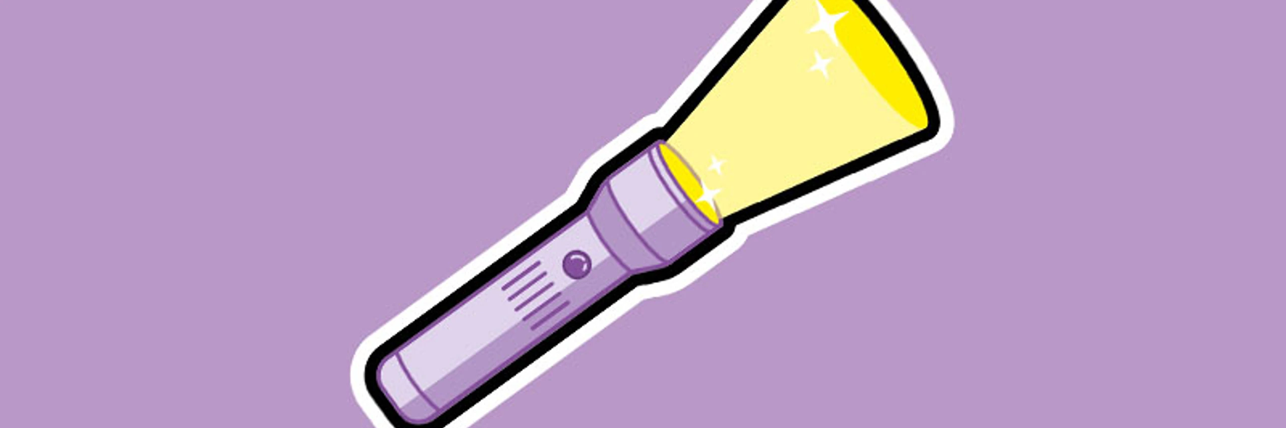 1 Sticker Bedürfnisse Taschenlampe RGB HG