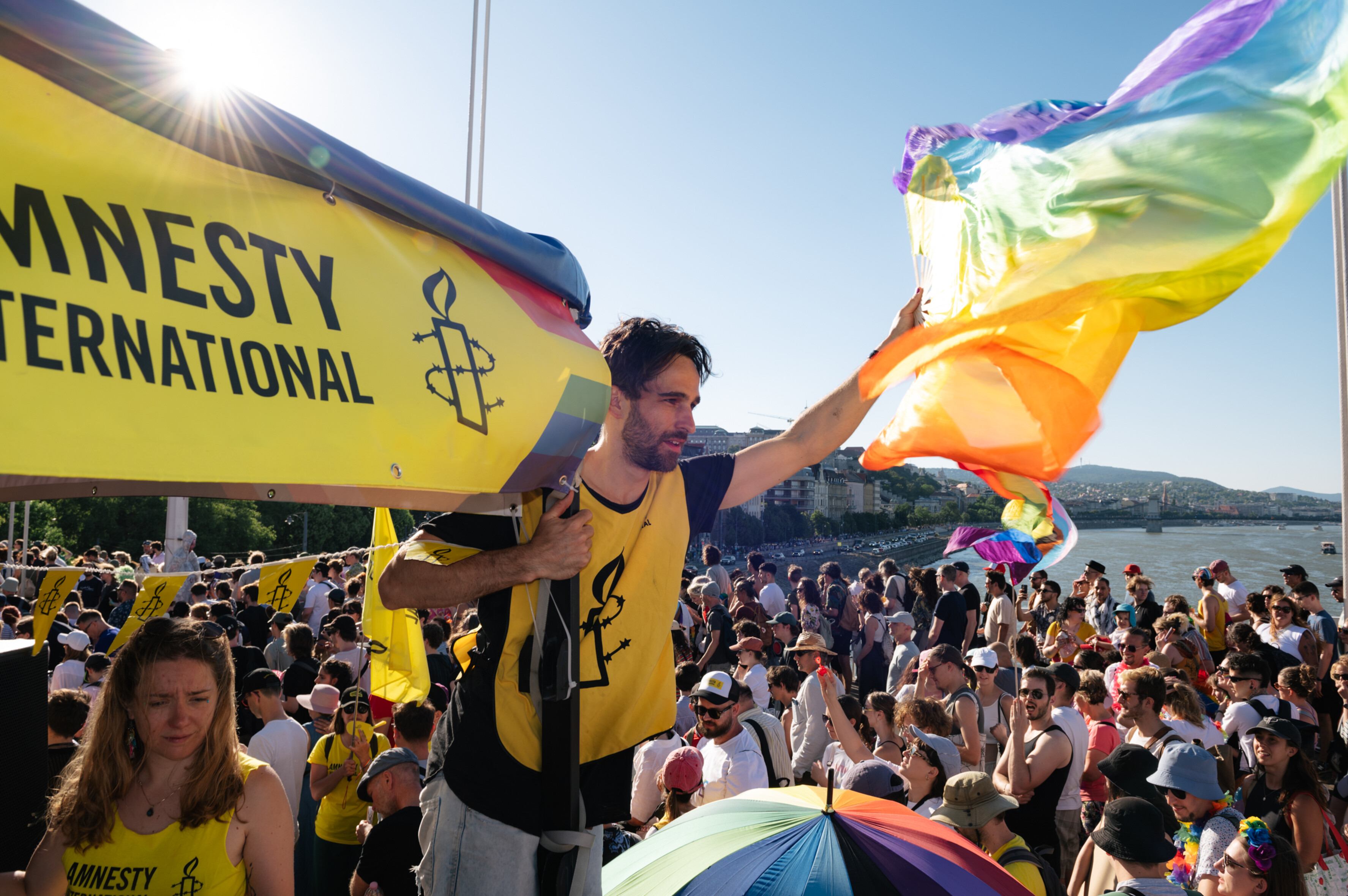 Trotz Verbotsversuch und Eingriff in die Versammlungsfreiheit: Die Budapest Pride 2025 hat stattgefunden. © Szabolcs Nagy