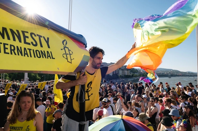 Trotz Verbotsversuch und Eingriff in die Versammlungsfreiheit: Die Budapest Pride 2025 hat stattgefunden. @ Szabolcs Nagy