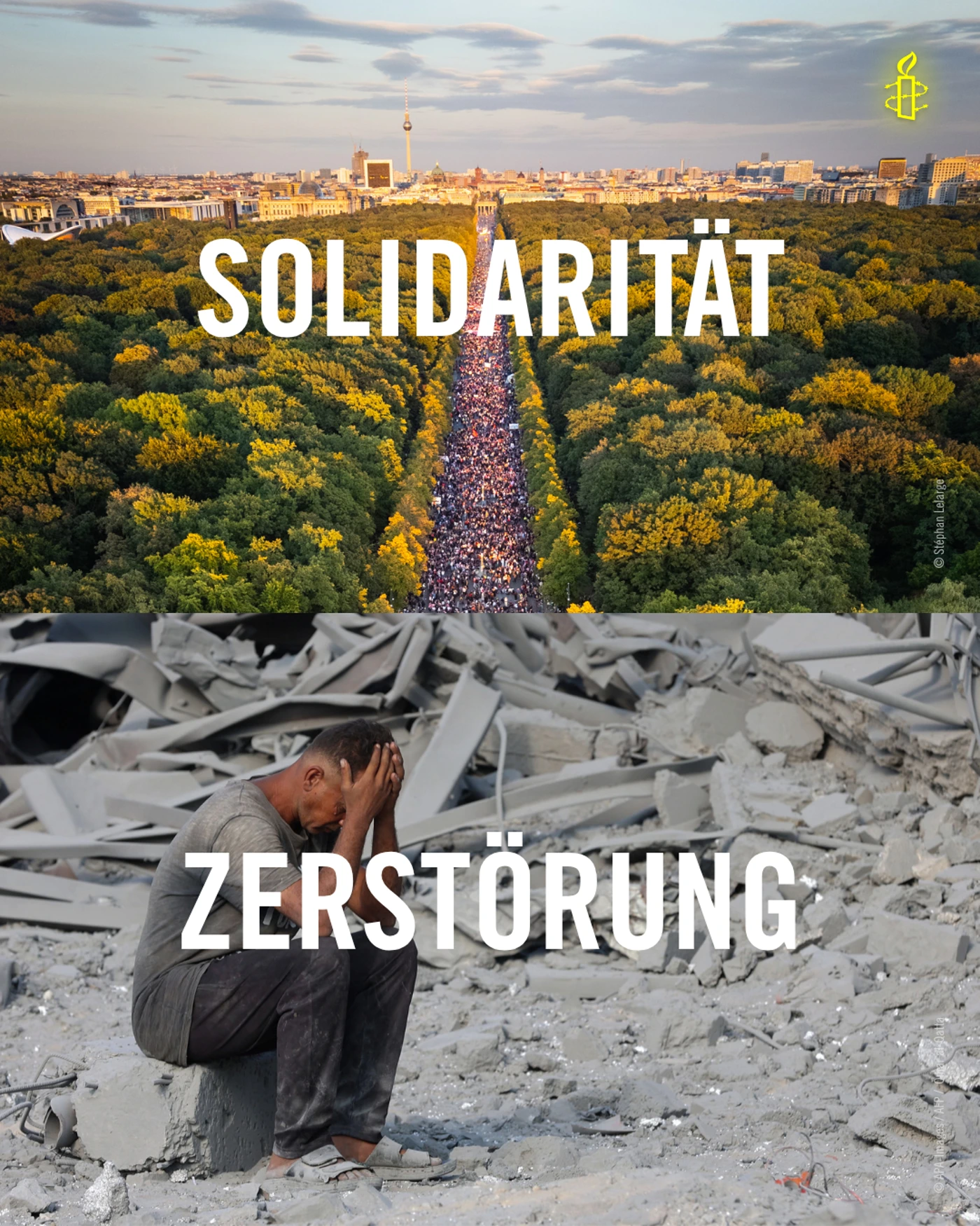 © Bild oben: Stéphan Lelarge; Bild unten: APA-Images / AFP / Omar al-Qatta