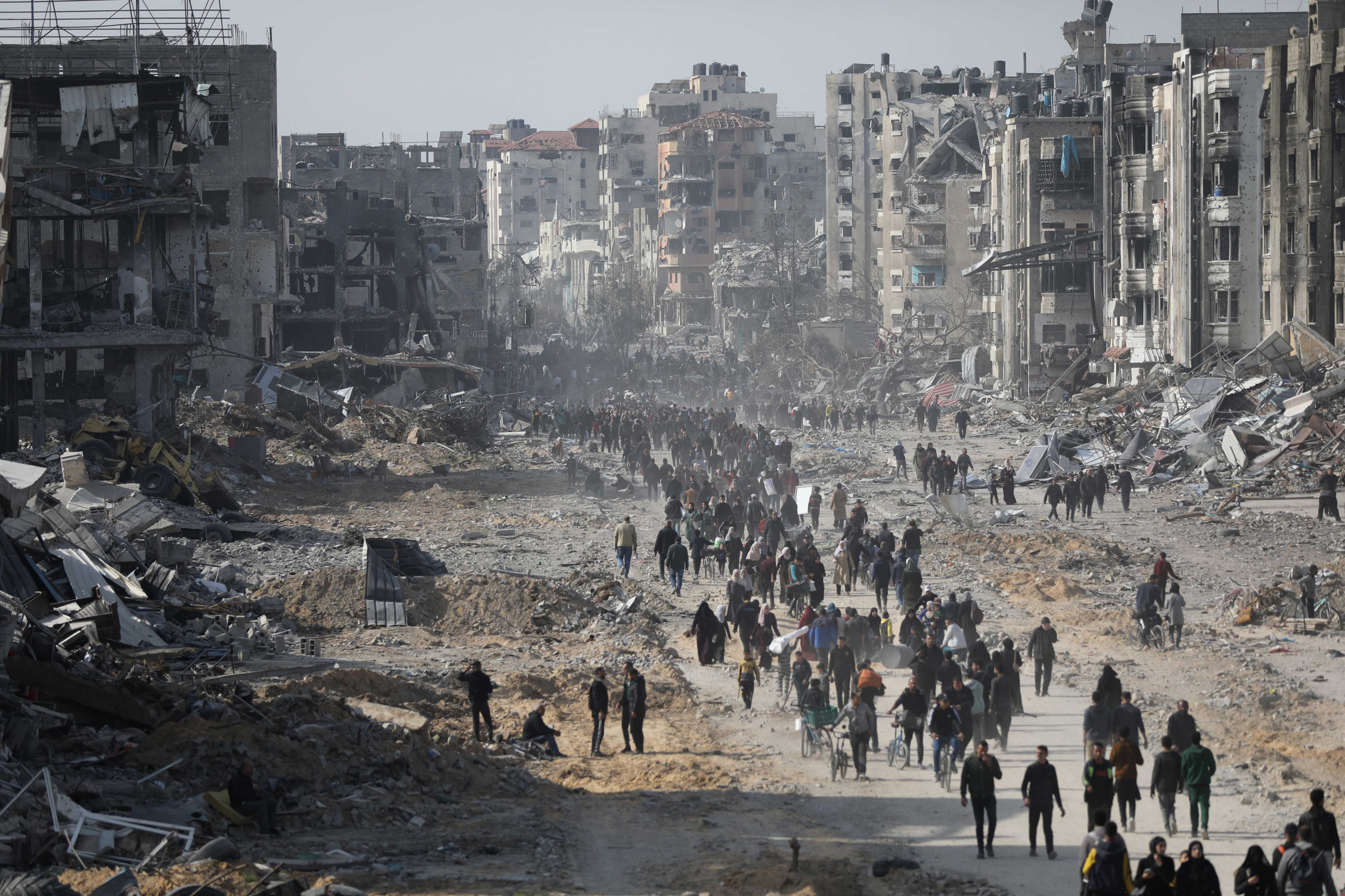 Gaza: R&amp;#xFC;ckkehr vertriebener Pal&amp;#xE4;stinenser*innen &amp;#xA9; Dawoud Abo Alkas Anadolu Via Getty Images