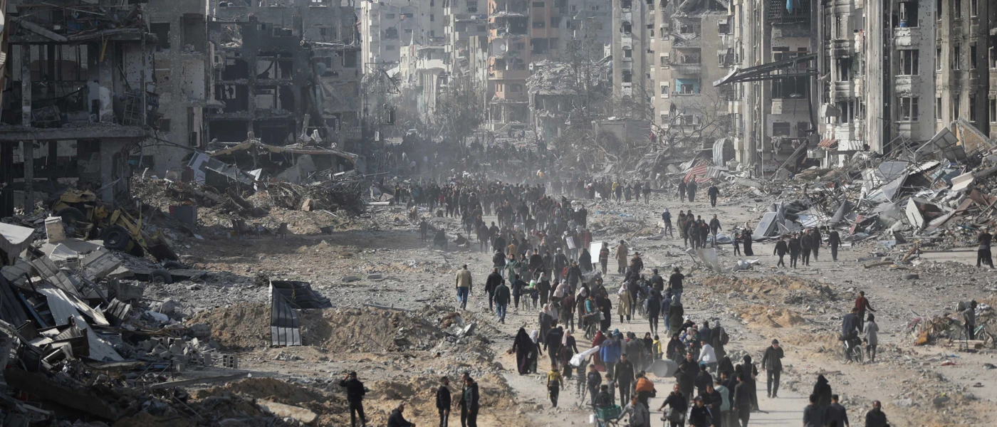 Gaza: Rückkehr vertriebener Palästinenser*innen © Dawoud Abo Alkas Anadolu Via Getty Images