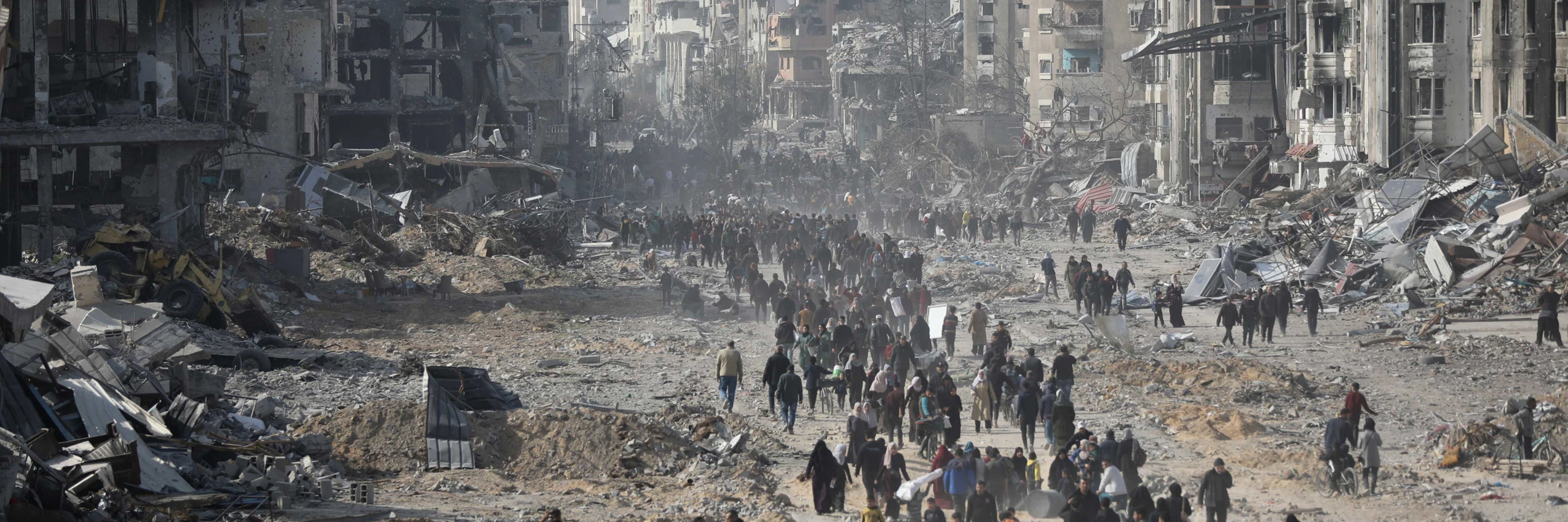 Gaza: Rückkehr vertriebener Palästinenser*innen © Dawoud Abo Alkas Anadolu Via Getty Images