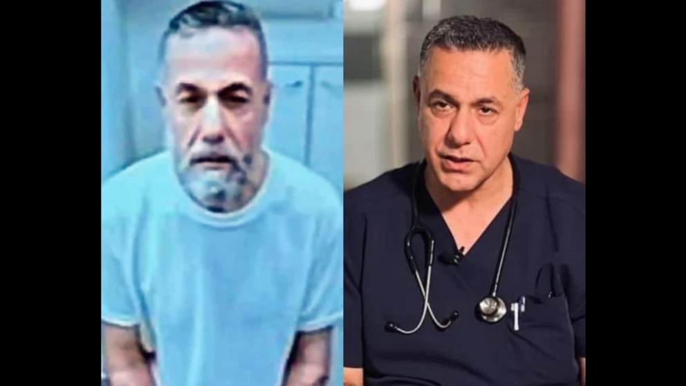 Dr. Hussam Abu Safiya. Rechts vor der willkürlichen Haft, links im Frühjahr 2026. © privat/x.comHussamAbuSafiya