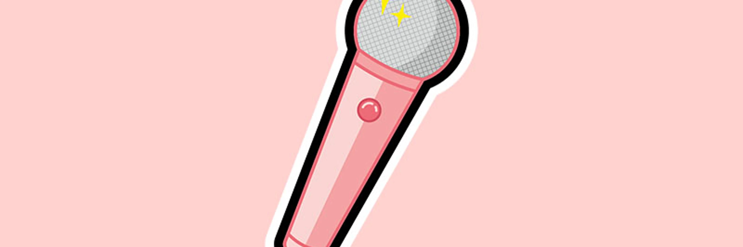 2 Sticker Fragefelder Mikrofon RGB HG