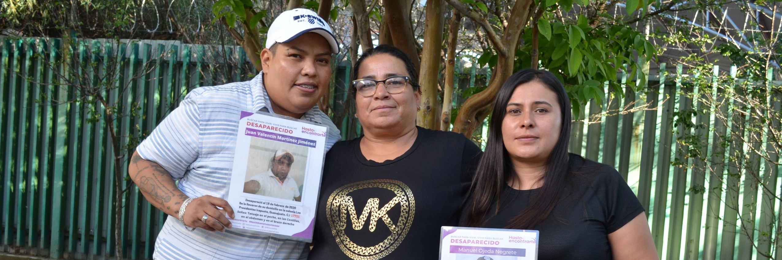 Karla Martínez, Verónica Durán und Bibiana Mendoza suchen im mexikanischen Bundesstaat Guanajuato nach ihren verschwundenen Angehörigen © Amnesty International, Foto: Mariana Aguirre