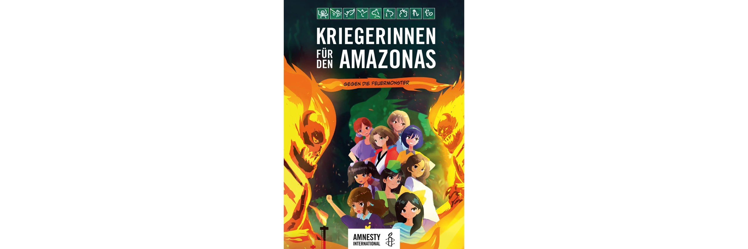 Amnesty International Briefmarathon 2025 Schulpaket Comicbuch Header