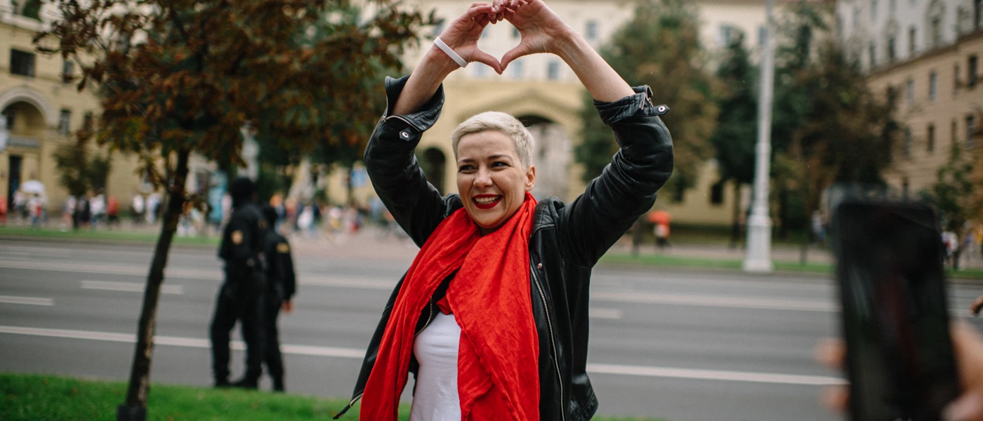 Maria Kalesnikava © Viktarbabaryka HQ Pasha Kritchko